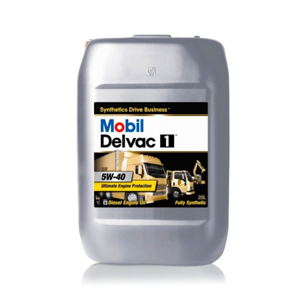 Моторное дизельное масло Mobil Delvac 1 5W-40 (20 л) синтетическое (152709)