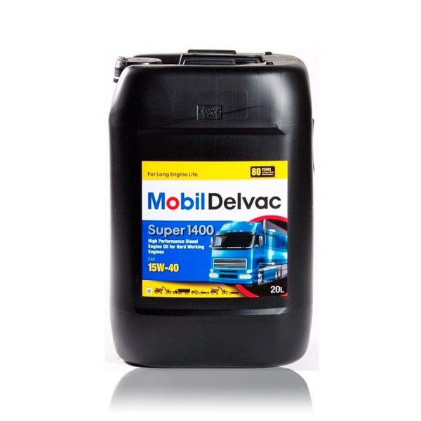 Моторное дизельное масло Mobil Delvac Super 1400E 15W-40 минеральное (152714)